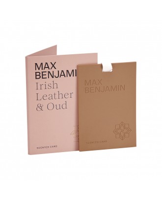 Card parfumat, Irish Leather & Oud, Classic - MAX BENJAMIN